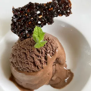 Chocolate gelato