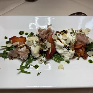 06/24/22 - Burrata with Peaches $19