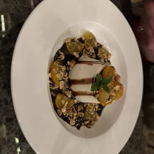 Panna Catta with Kumquats