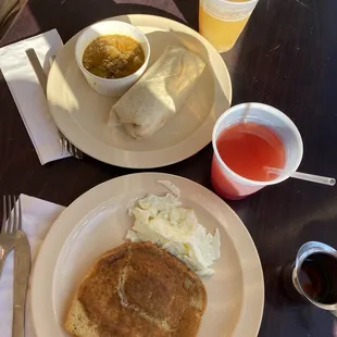 Smothered Breakfast Burrito