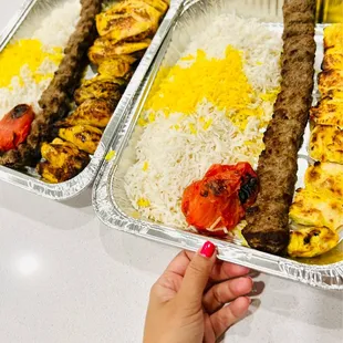 Vaziri Platter, Cornish Hen Kabob, Koobideh.. I guess I know what I like.. oh and White Rice!!