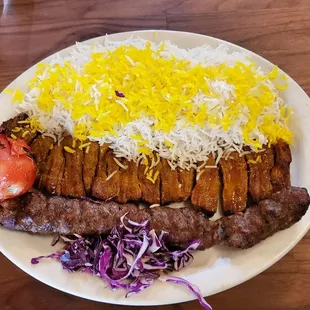 Soltani plate- combo with barg and koobideh