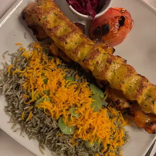 Saffron Chicken and Ground Chicken