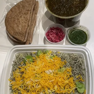 Vegetarian Ghormeh Sabzi