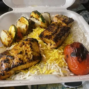 Salmon Fish Kabob