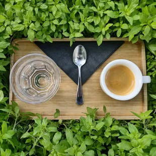 Got a bit artsy fartsy with my espresso shot, not mad about it