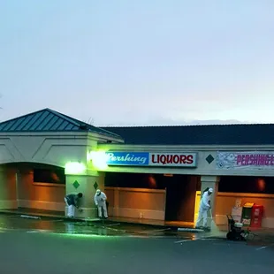 Pressure washing day