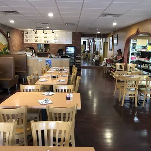 The interior was totally quiet.  Not a sound.