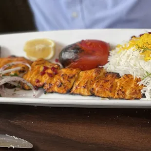 ​Springer Mtn Saffron Chicken Kabob