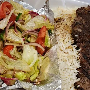 New York Steak and Rice