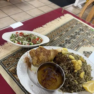 Lamb Shank Shirazi Salad