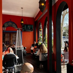 a man sitting at a table