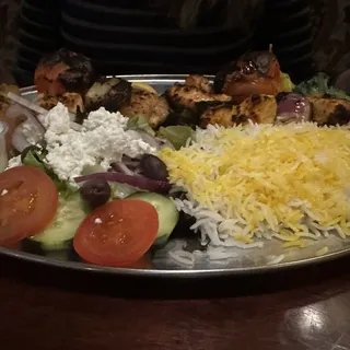 Chicken Kebab Dinner
