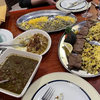 Ghormeh Sabzy Dinner