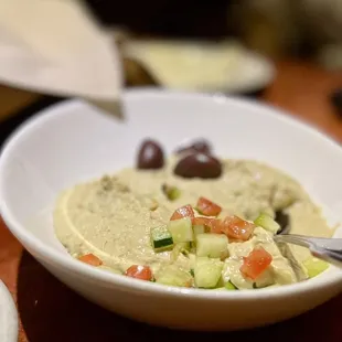 Hummus &amp; Eggplant Delight