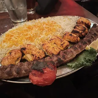 Shish Kebab Combination Dinner