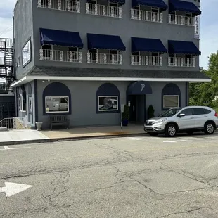 Outside of the restaurant