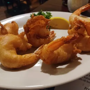 Beer battered shrimp night.