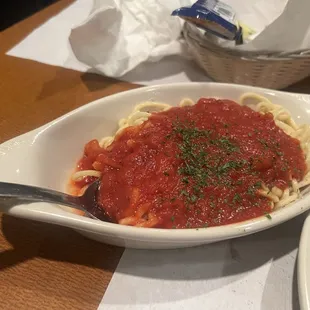 Homemade spaghetti