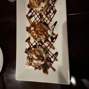 Trio of Profiteroles