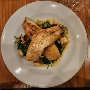 Featured Trout dinner