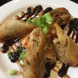 Smoked Trout Spring Rolls
