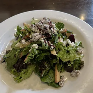Roasted Beet, Goat Cheese and Arugula Salad