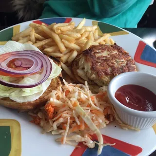 Sauted Crab Cake Sandwich