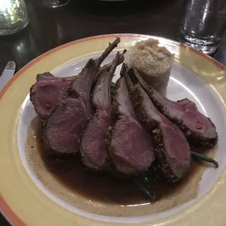 Pecan Crusted Barbecued Lamb