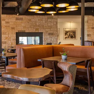 the interior of a restaurant