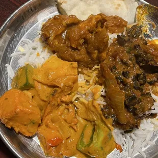 Tikka masala, Chicken Vindaloo, bindi Bhindi Do Pyaza