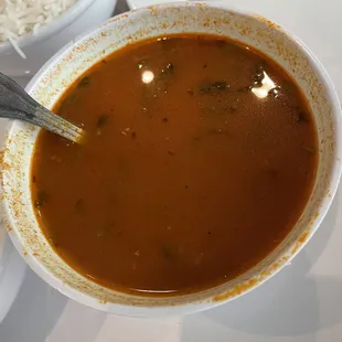 Rasam soup... absolutely delicious