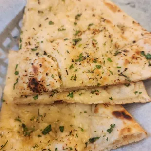 a stack of flatbreads