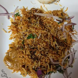 &quot;goat&quot; biryani