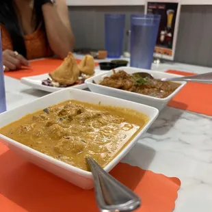 Butter Chicken and Chicken Chettinadu