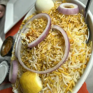 Persis special chicken biryani(boneless)