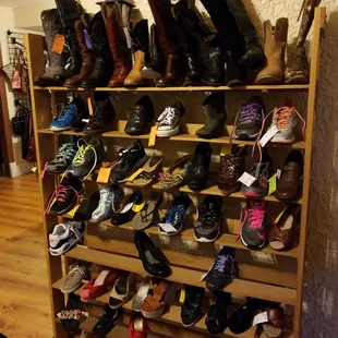 Great selection of shoes