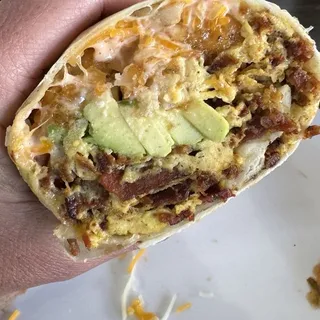 Bacon Avocado Burrito