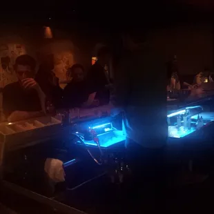 Mixing drinks at the Person