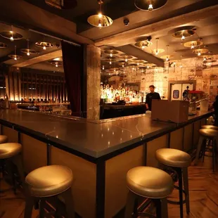 Another beautiful view of the bar area.