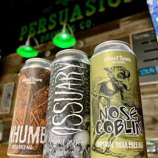 Craft beer cans