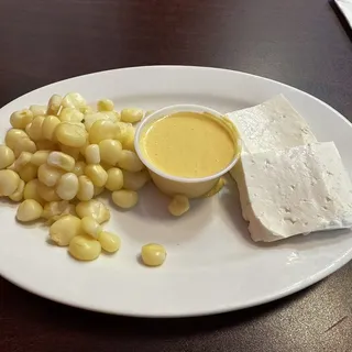 White Cheese and Peruvian Corn