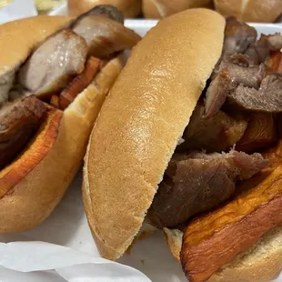 Pan con Chicharron (good!)