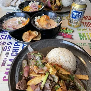 Lomo Saltado, ceviche