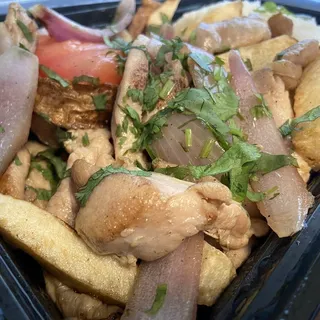 Saltado de pollo