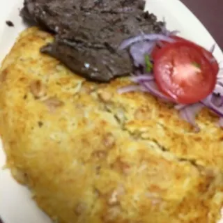 Tacu Tacu con Bisteck