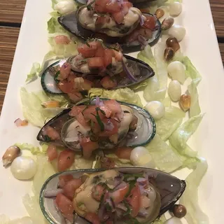 Choritos a la Chalaca