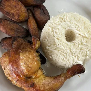 1/4 de Pollo con Dos Sides