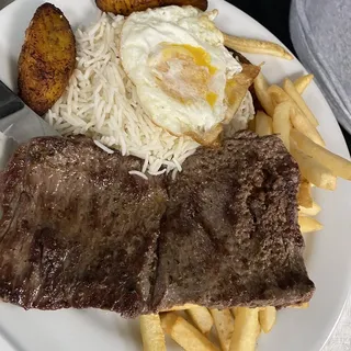 Bistec a lo Pobre