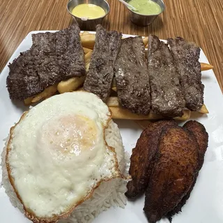 6 oz. Bistec a lo Pobre